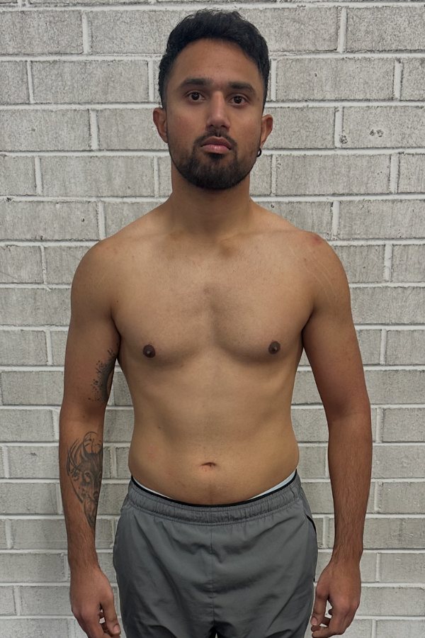 Gautham, Ironberg client, before fat loss phase